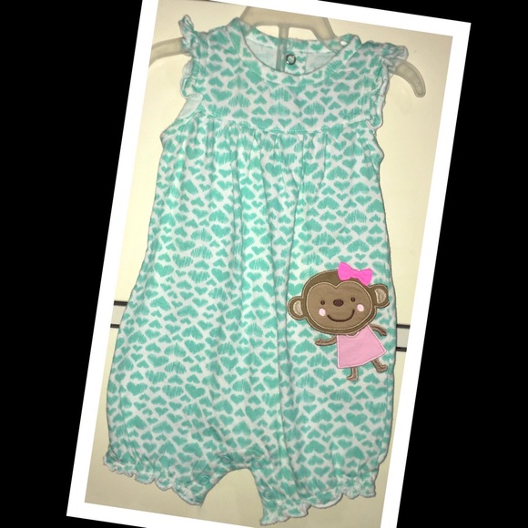 Carter's Other - ❣️3/$20❣️Carters baby girl romper🎨3m🎨EUC